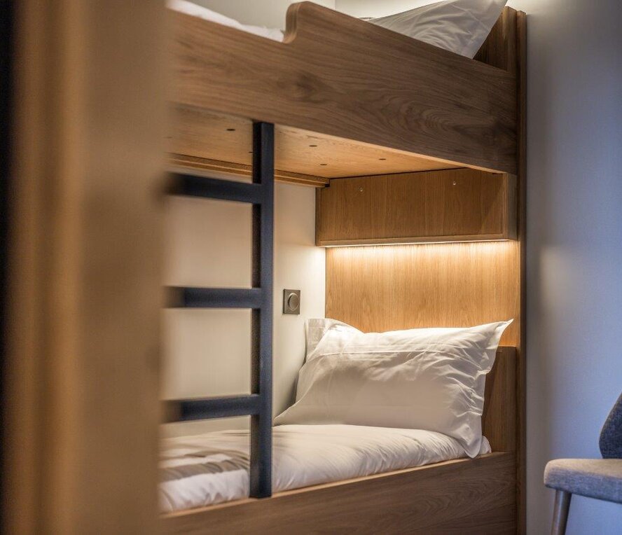 Bunk bed in ski chalet Suite Luk, Arc 1950